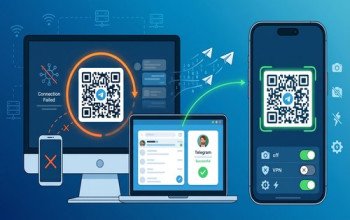 PC/웹 로그인 진단 및 해결 가이드 텔레그램 데스크톱 또는 웹(Web) 로그인 시 발생하는 QR 코드 무한 로딩, 시간 초과, 모바일 카메라 