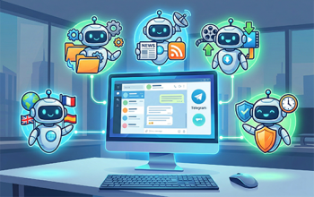 텔레그램 필수 봇 5가지 (PC버전 완벽 호환)