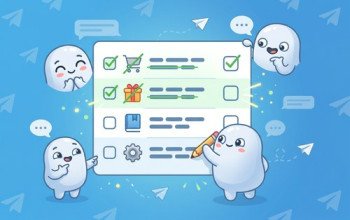 Telegram Premium 채팅방 안에서 할 일을 공유하고 실시간으로 진행 상황을 추적하세요. 팀 협업부터 개인 메모까지, 가장 직관적인 관