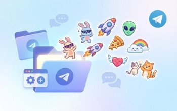 Telegram Premium 채팅 폴더 이름에 프리미엄 전용 커스텀 이모티콘을 추가하여 나만의 특별한 탭을 만들거나, 텍스트 없이 아이콘만으로