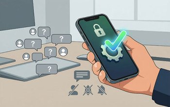 Stealth Mode Guide 연락처 동기화 해제 · 전화번호 비공개 · 알림 차단 · 사용자명 활용 · 유령 모드 새로운 메신저를 설치했는