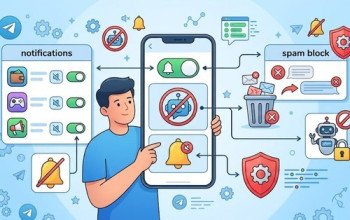 Notification Guide 시도 때도 없는 알림 끝!텔레그램 미니앱 스팸 차단 및 알림 설정 가입 후 마구 밀려오는 미니앱 광고와 채널 