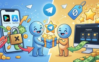 Stars Transaction Guide 텔레그램 스타즈 선물하는 방법과수수료 절약 꿀팁 (프래그먼트 vs 인앱 결제) 친구나 크리에이터에게 