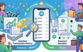 Star Transaction History & Receipts 텔레그램 스타즈 거래 내역 확인 및결제 영수증 발급 방법 나의 텔레그램 계정에서