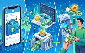 Withdrawal Guide TON 수익금 출금에서원화 환전까지 텔레그램 지갑에 보관된 TON 및 USDT 자산을 한국 계좌로 원화 출금하고 