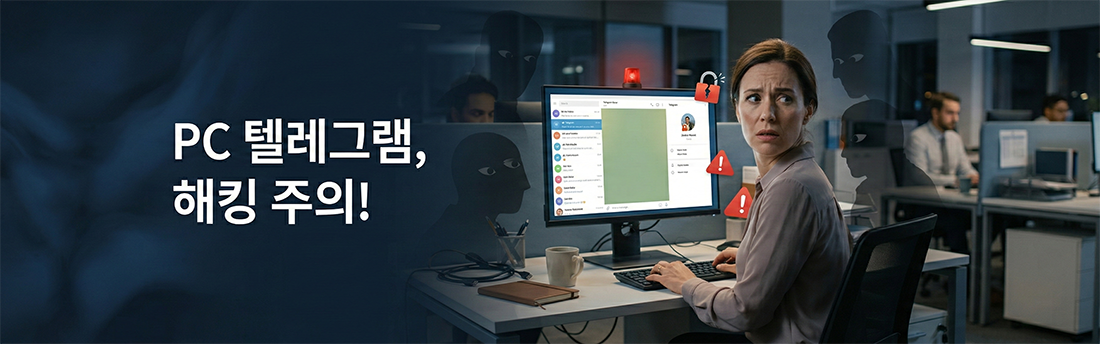 PC 텔레그램, 해킹 주의!