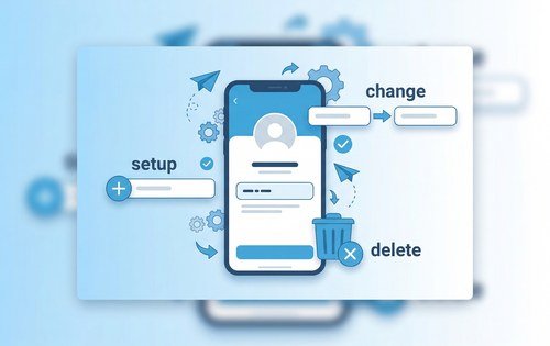 텔레그램 사용자 이름 username 설정 변경 삭제 가이드