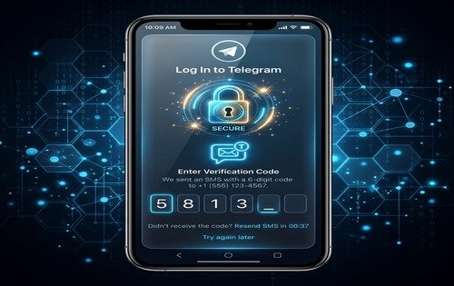 텔레그램 SMS 인증번호 전화 안 옴 해결
