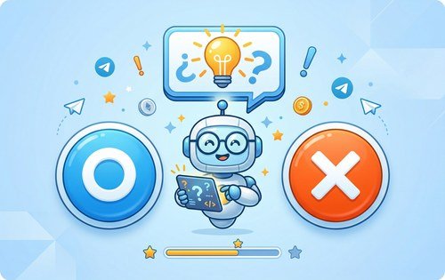 텔레그램 QuizBot 퀴즈 OX 게임 봇 그룹 활용법