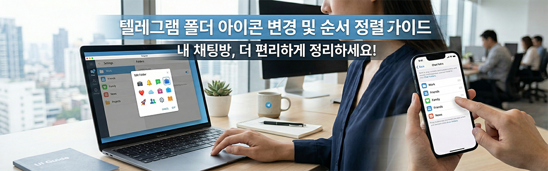 폴더 아이콘 변경 및 순서 정렬 