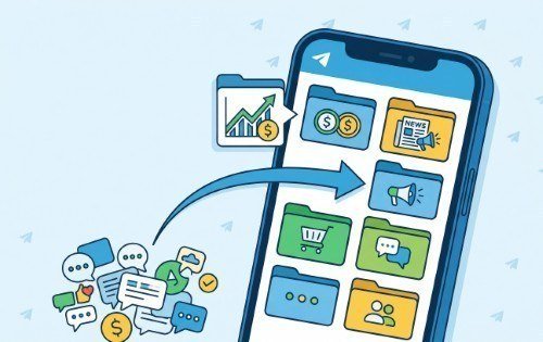 텔레그램 목적별 폴더 정리 노하우