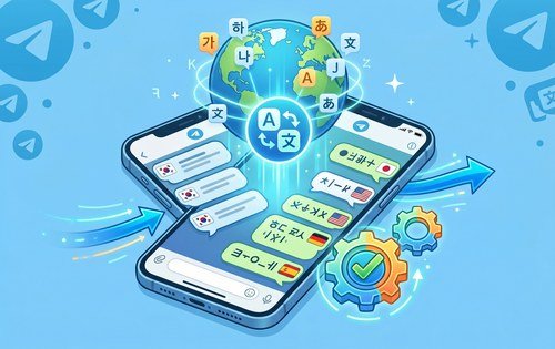 텔레그램 번역 기능 가이드 썸네일