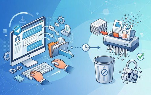 텔레그램 채팅 내역 내보내기 Export 후 완전 삭제하는 법 가이드