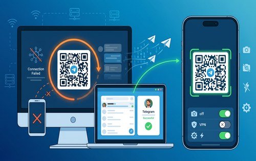 텔레그램 PC버전 QR 코드 로그인 실패 해결 가이드 썸네일