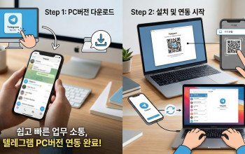 텔레그램 PC버전 설치방법