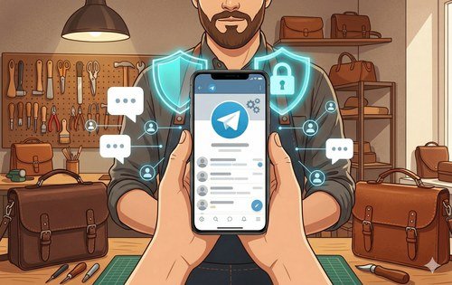 업무용 텔레그램 그룹방 보안 소통 가이드