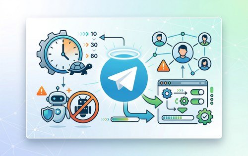 텔레그램 그룹 슬로우 모드 스팸 차단 자동화 설정 가이드