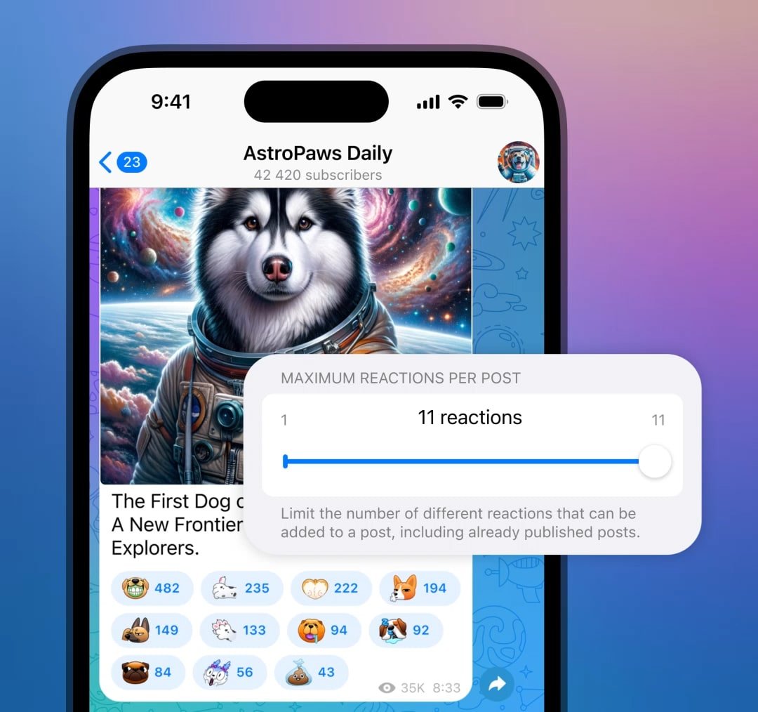 Reaction Management for Channels