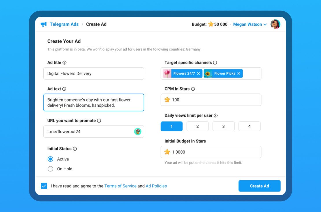 창작자와 개발자를 위한 보조 광고