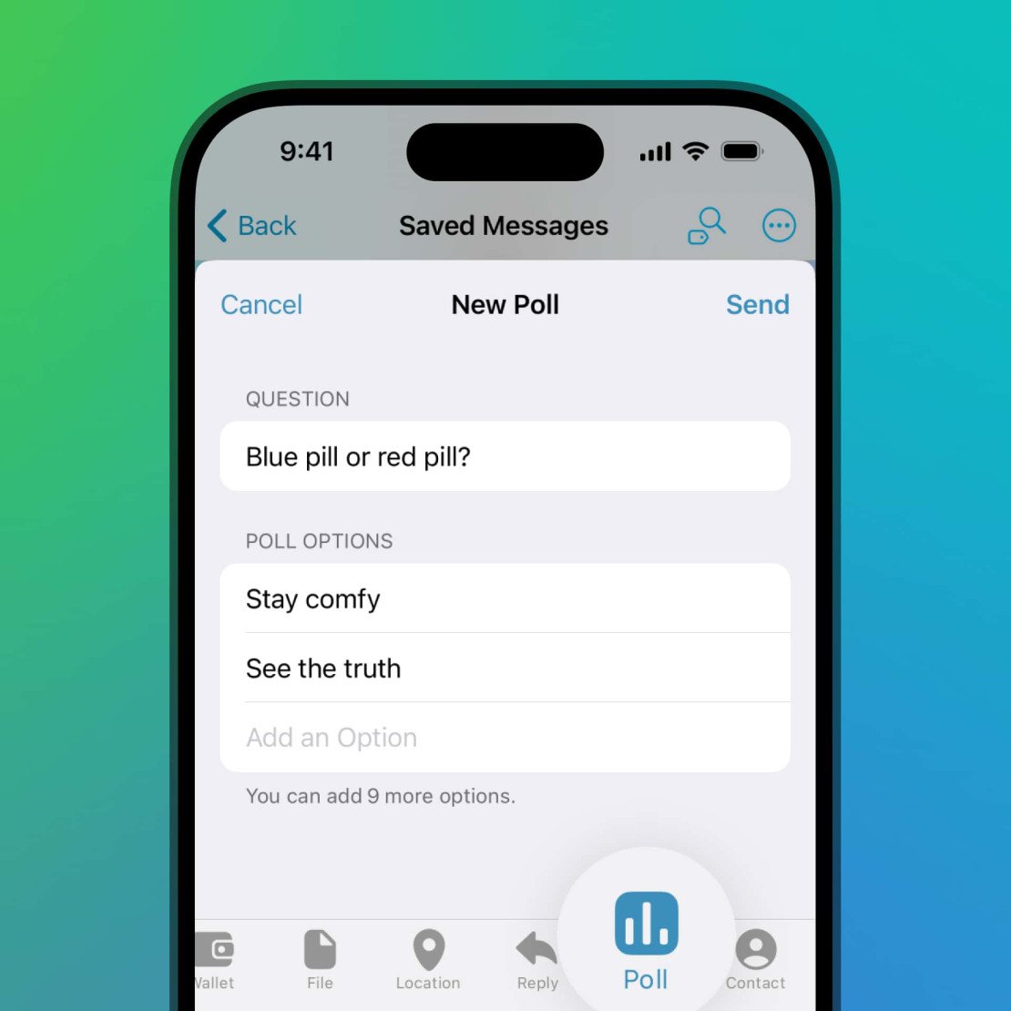 더 많은 투표 옵션