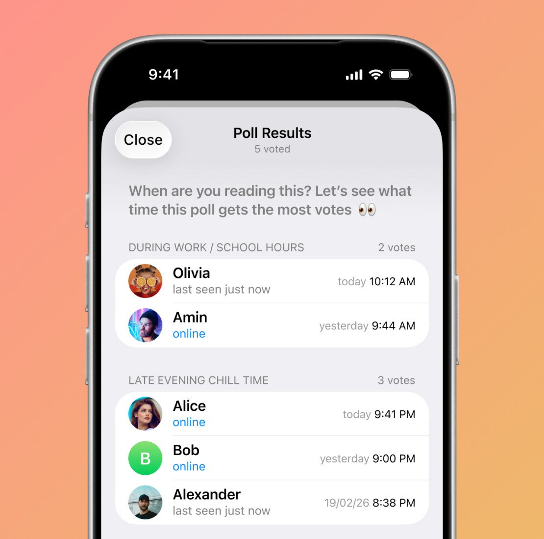 설문조사를 위한 타임스탬프