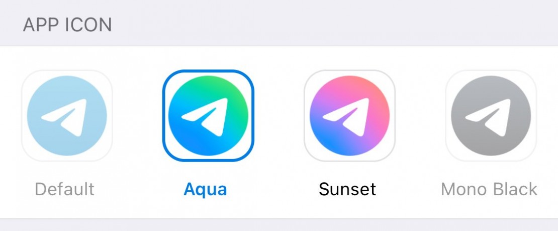iOS의 두 개의 새 앱 아이콘
