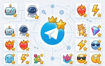 Telegram Premium 기본 이모지로는 부족하신가요? 텍스트와 사진 캡션 사이에 수천 개의 화려한 애니메이션 이모지를 마음껏 추가하세요.