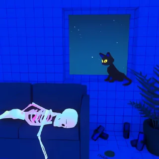 해골의 고요한 일상 (Skeleton\'s Chill Life)