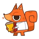 열일하는 직장인 다람쥐 (Hardworking Squirrel Clerk)