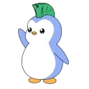 힙한 파란 펭귄 (Cool Blue Penguin)