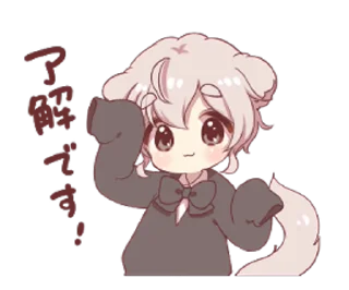 벽 뒤의 수줍은 캐릭터 (Shy Peeking Anime Girl)