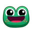 개구리 얼굴 이모지 (Frog Emoji)