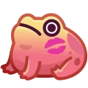 뽀뽀받은 개구리 (Kissed Frog)