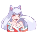 백호 무녀 키츠네 (Kitsune Byakko)