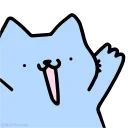 파란 고양이 넙넙 (Blue Nub Nub Cat)