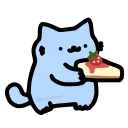 파란 고양이 넙넙 (Blue Nub Nub Cat)