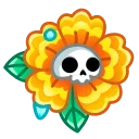 해골과 꽃 (Skull Flower)