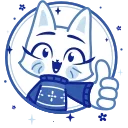 그젤 고양이 (Gzhel Kitty)