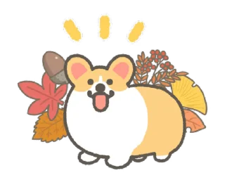가을 웰시코기 (Autumn Corgi)