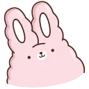 분홍 솜뭉치 토끼 (Pink Fluffy Bunny)