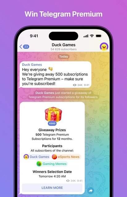 경품 행사 가이드 텔레그램 채널 경품Giveaway 완벽 가이드 공식 추첨으로 프리미엄을 무료로! 참여부터 당첨까지 한눈에 경품 행사 프리미엄 