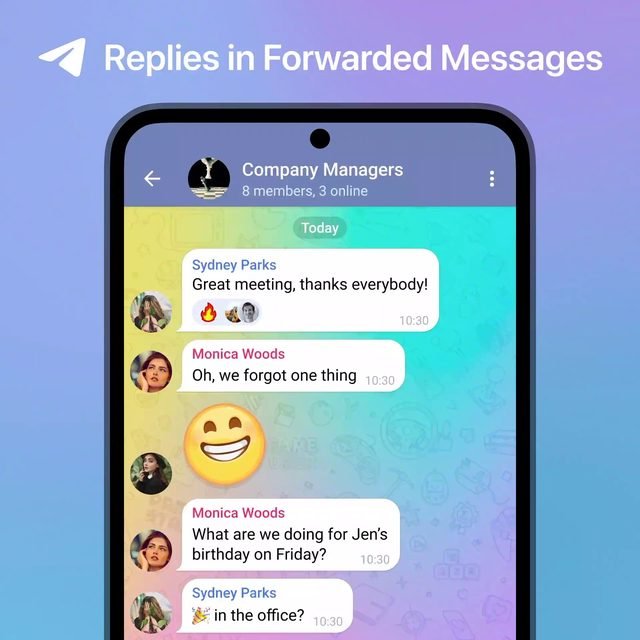 Smart Forward 맥락 보존 · 스마트 전달 · 보안 설정 · PC 단축키 대화 전달할 때 맥락이 뒤섞여 일일이 설명하셨던 적 있으시죠?