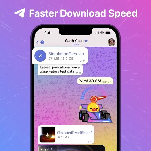 Unlimited Speed 무제한 속도 · 4GB 파일 · 네트워크 최대치 수 기가바이트 파일을 받을 때 다운로드 바가 느리게 올라가는 답답함