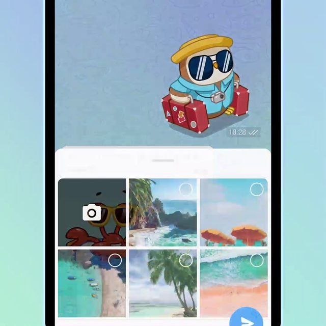 Raw Quality 압축 제외 전송 · Android·iOS·PC · 파일 형태 전송 · 업무 활용 고화질 사진이나 디자인 시안을 텔레그램으로
