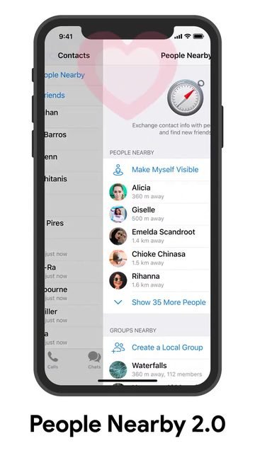 Location-Based Networking 2.0 내 근처 텔레그램 유저는 누구?주변 사람 찾기로 스마트하게 연결하기 새로운 환경에서도 당황