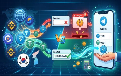 텔레그램 지갑 외부 거래소 송금 방법